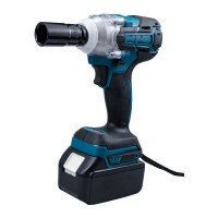 18V Electric Brushless Impact Wrench Rechargeable 1/2 Socket Wrench Power Tool Cordless With Battery&accessories